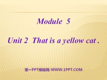 《This is a yellow cat》PPT课件3-第一PPT