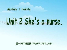 《She’s a nurse》PPT课件2-第一PPT
