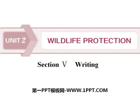 《Wildlife Protection》SectionⅤ PPT-第一PPT