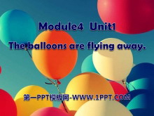 《The balloons are flying away》PPT课件2-第一PPT