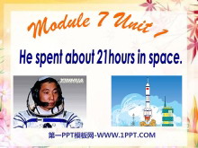 《He spent about 21 hours in space》PPT课件4-第一PPT