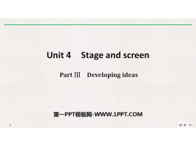 《Stage and screen》PartⅢ PPT-第一PPT