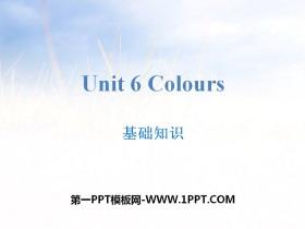 《Colours》基础知识PPT-第一PPT