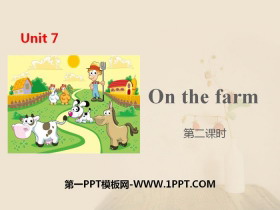 《On the farm》PPT(第二课时)-第一PPT