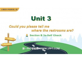 《Could you please tell me where the restrooms are?》SectionB PPT课件(第3课时)-第一PPT