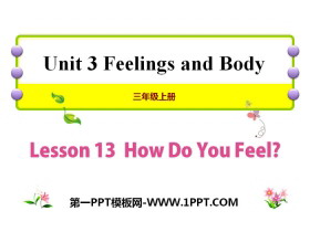 《How Do You Feel?》Feelings and Body PPT课件-第一PPT