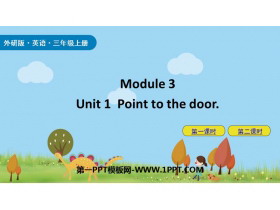 《Point to the door》PPT免费下载-第一PPT