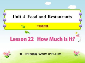 《How much is it?》Food and Restaurants PPT-第一PPT