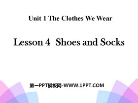 《Shoes and Socks》The Clothes We Wear PPT-第一PPT