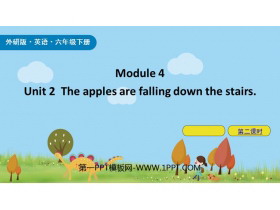 《The apples are falling down the stairs》PPT课件(第2课时)-第一PPT