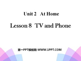 《TV and Phone》At Home PPT-第一PPT