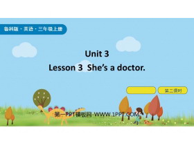 《She’s a Doctor》Family PPT下载(第2课时)-第一PPT