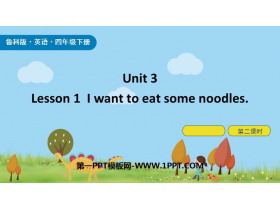 《I want to eat noodles》Restaurant PPT课件(第2课时)-第一PPT