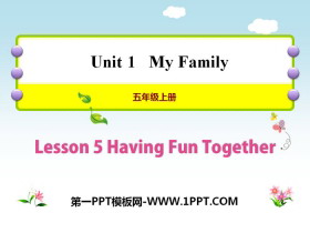 《Having Fun Together》My Family PPT教学课件-第一PPT