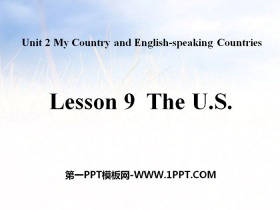 《The U.S.》My Country and English-speaking Countries PPT课件-第一PPT