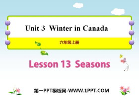 《Seasons》Winter in Canada PPT教学课件-第一PPT