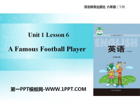 《A Famous Football Player》Sports PPT教学课件-第一PPT