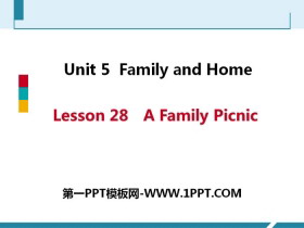《A Family Picnic》Family and Home PPT免费课件-第一PPT