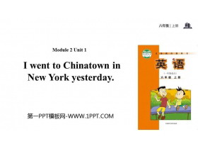 《I went to Chinatown in New York yesterday》PPT教学课件-第一PPT