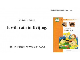 《It will rain in Beijing》PPT教学课件-第一PPT