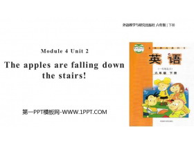 《The apples are falling down the stairs》PPT教学课件-第一PPT