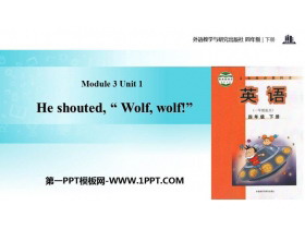 《He shouted’Wolf,wolf!’》PPT教学课件-第一PPT