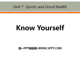 《Know Yourself》Sports and Good Health PPT下载-第一PPT