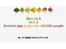 《Arnwick was a city with 200.000 people》Population PPT教学课件-第一PPT