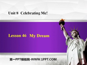 《My Dream》Celebrating Me! PPT免费下载-第一PPT