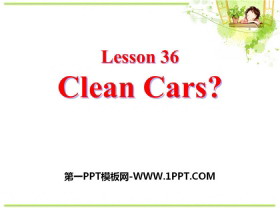 《Clean Cars?》Go with Transportation! PPT-第一PPT