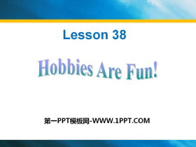《Hobbies Are Fun!》Enjoy Your Hobby PPT下载-第一PPT