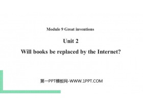 《Will books be replaced by the Internet?》Great inventions PPT课件下载-第一PPT
