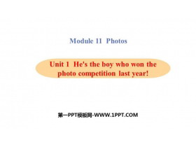 《He’s the boy who won the photo competition last year!》Photos PPT教学课件-第一PPT