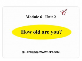 《How old are you?》PPT优秀课件-第一PPT