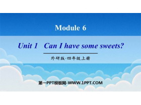 《Can I have some sweets?》PPT课件下载-第一PPT