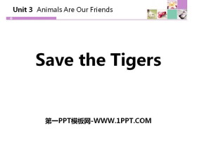 《Save the Tigers》Animals Are Our Friends PPT课件下载-第一PPT