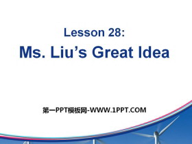 《Ms.Liu’s Great Idea》Buying and Selling PPT-第一PPT