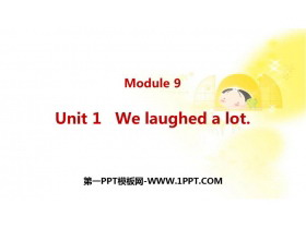 《We laughed a lot》PPT课件下载-第一PPT