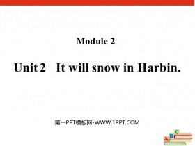 《It will snow in Harbin》PPT教学课件-第一PPT