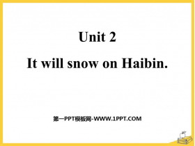 《It will snow in Harbin》PPT精品课件-第一PPT