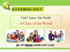 《A Class of the World》Know Our World PPT教学课件-第一PPT