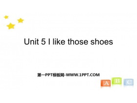 《I like those shoes》PPT精品课件-第一PPT