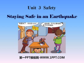 《Staying Safe in an Earthquake》Safety PPT下载-第一PPT