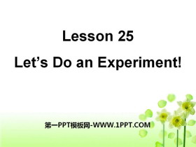 《Let’s Do an Experiment》Look into Science! PPT课件-第一PPT