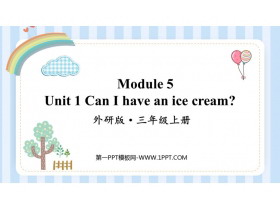 《Can I have an ice cream?》PPT课件下载-第一PPT