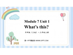 《What’s this?》PPT精品课件下载-第一PPT