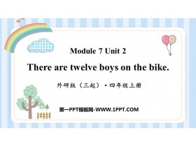 《There are twelve boys on the bike》PPT免费课件-第一PPT