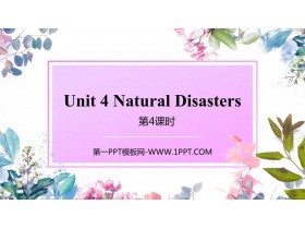 《Natural disasters》PPT下载(第4课时)-第一PPT