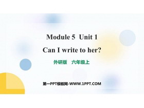《Can I write to her》PPT课件下载-第一PPT
