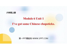 《I’ve got some Chinese chopsticks》PPT课件下载-第一PPT